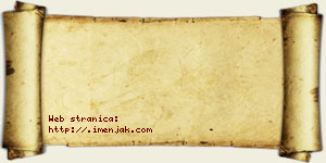 Anđela Sebić vizit kartica